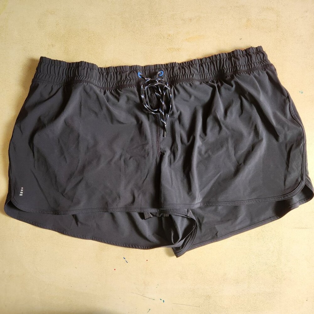 Lands' End Women's Plus Size 3" Board Shorts with Panty